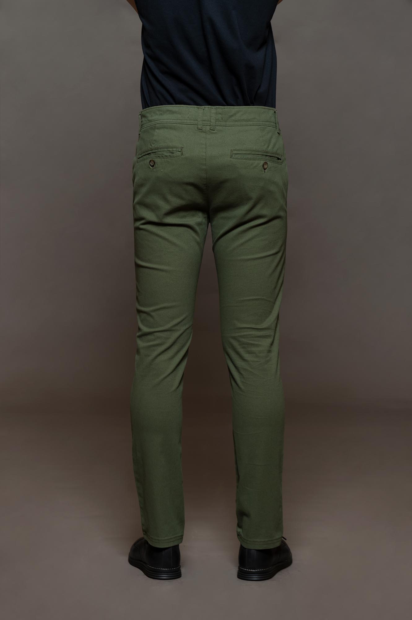 3304VM - BORG DENIMWEAR REGULAR FIT VERDE MILITAR